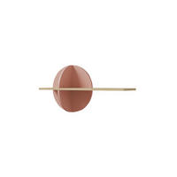 WANDREGAL LEXO 16 80/45/24 cm in Eiche Cremona/Puderrosa - Eichefarben/Rosa, Holzwerkstoff (80/45/24cm) - Deine Möbel 24