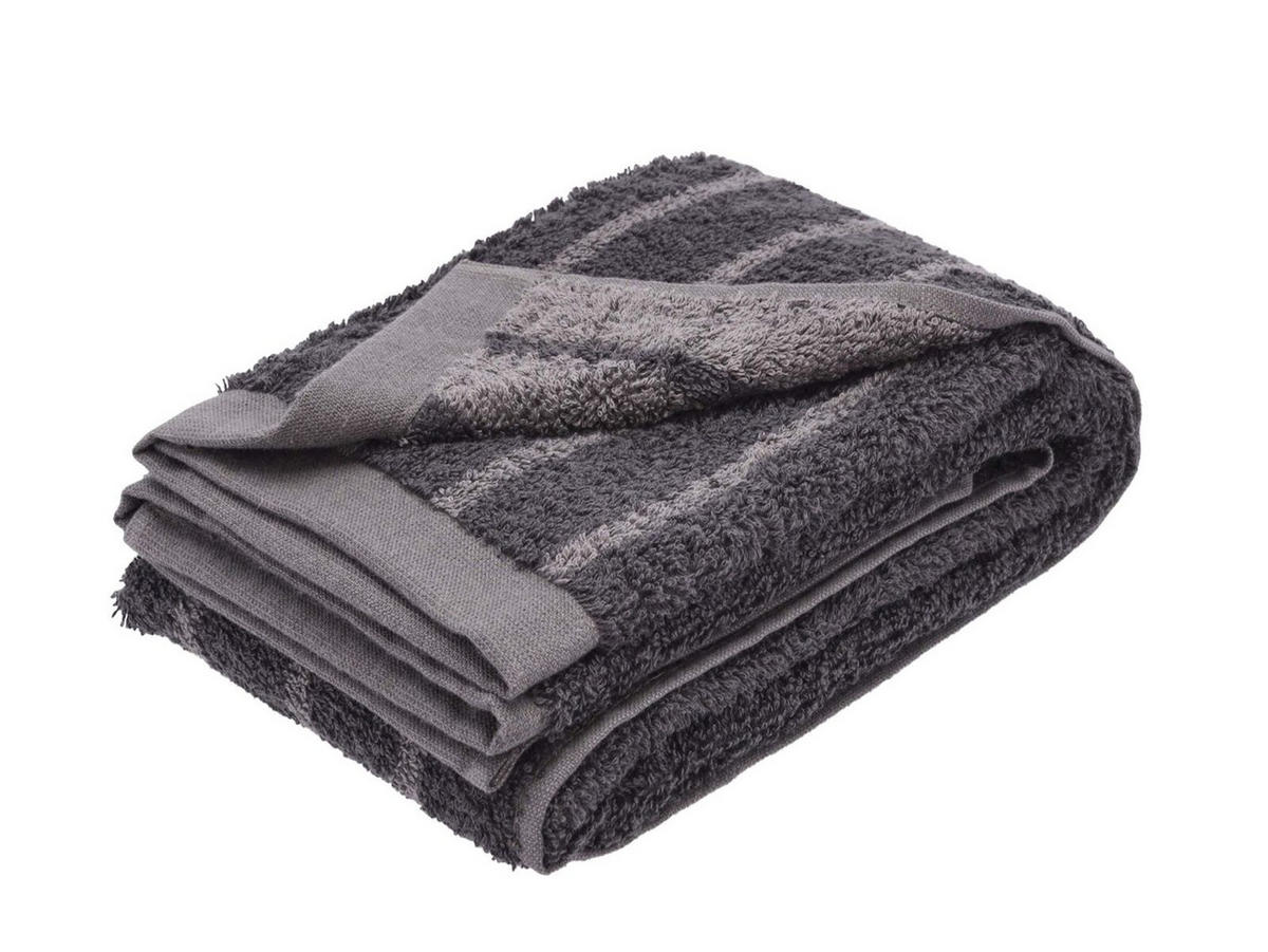 HANDTUCH Common grau 50/100 cm Baumwolle - Grau, Textil (50/100cm) - Södahl