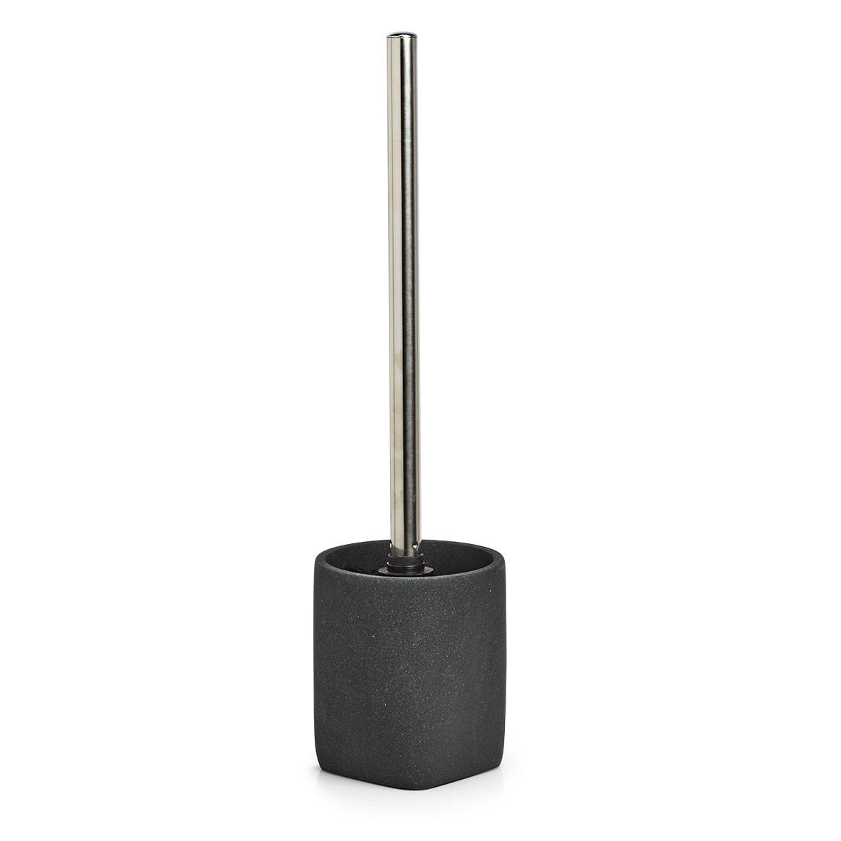 WC-BÜRSTE Dark Stone - Schwarz - Schwarz, Stein (9.5/36.5/9.5cm) - Zeller Present