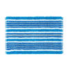BADEMATTE 40/60 cm gestreift, Baumwolle - Blau, Textil (40/60cm) - Homescapes