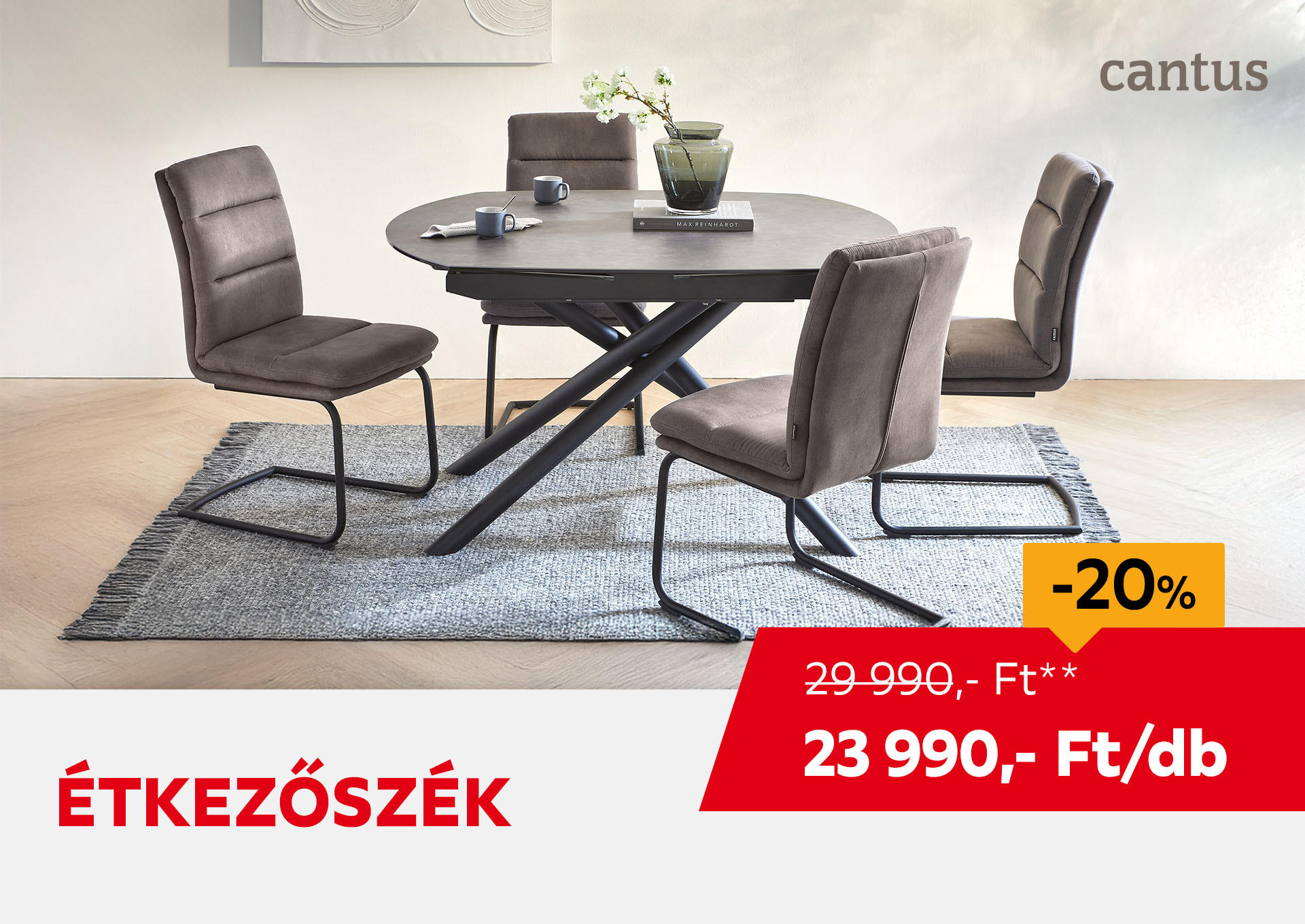 ÉTKEZŐSZÉK Kiemelt termék 29990 Ft.- helyett 23990 Ft.-