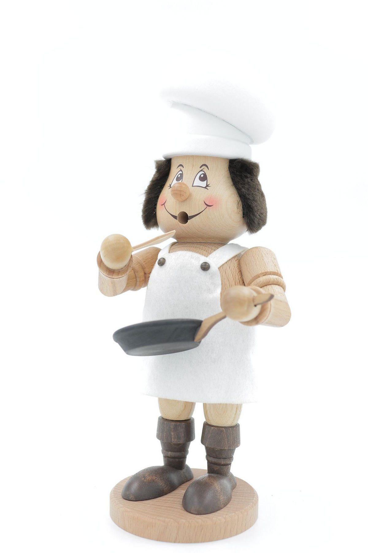 RAUCHFIGUR Wichtel Koch 23 cm - Multicolor, Holz (11/26/0.1cm)