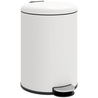 MÜLLEIMER 20L - Creme, Metall (30/44.5/36cm) - HOMCOM