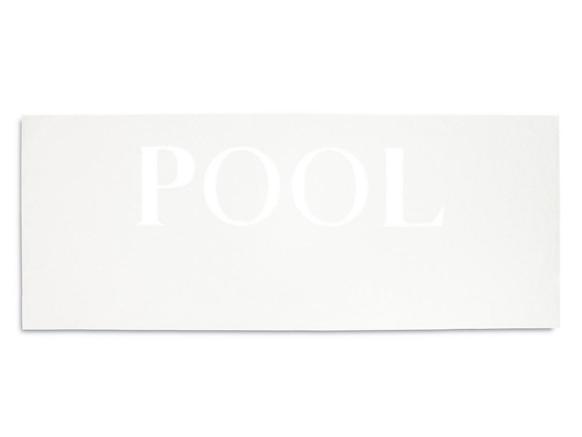 BADETUCH, 80x200 cm, 100% Baumwolle - Weiß, Textil (80/200cm) - Zollner