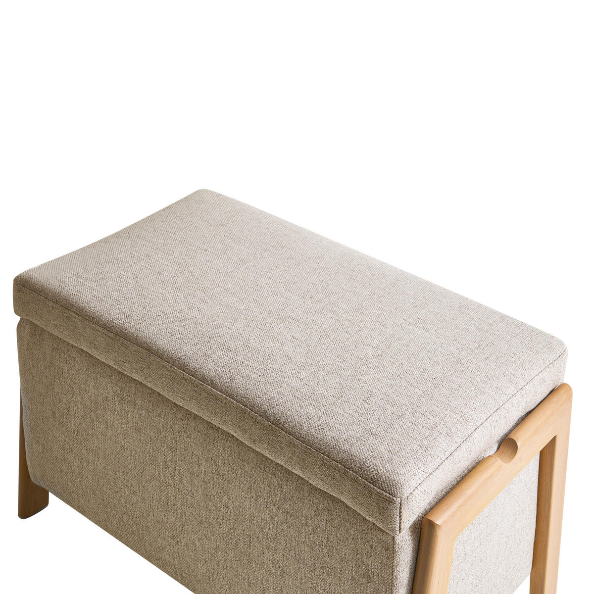 SEDACÍ LAVICE Hnědá Edland - světle hnědá, textil (75/44/43cm) - Beliani