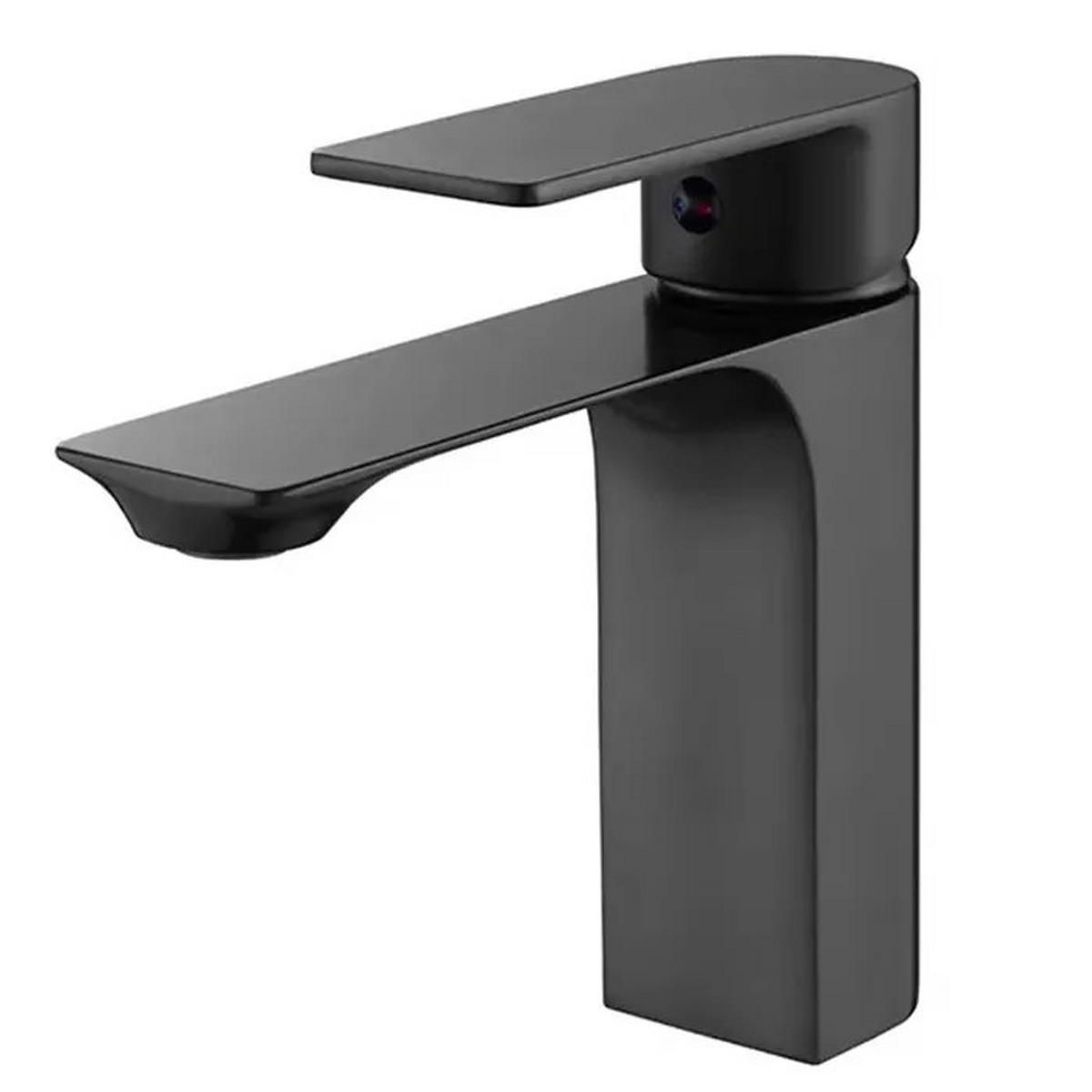 WASCHBECKENARMATUR Rea Urban Black Low - Schwarz, Metall (4.5/15/16cm) - REA