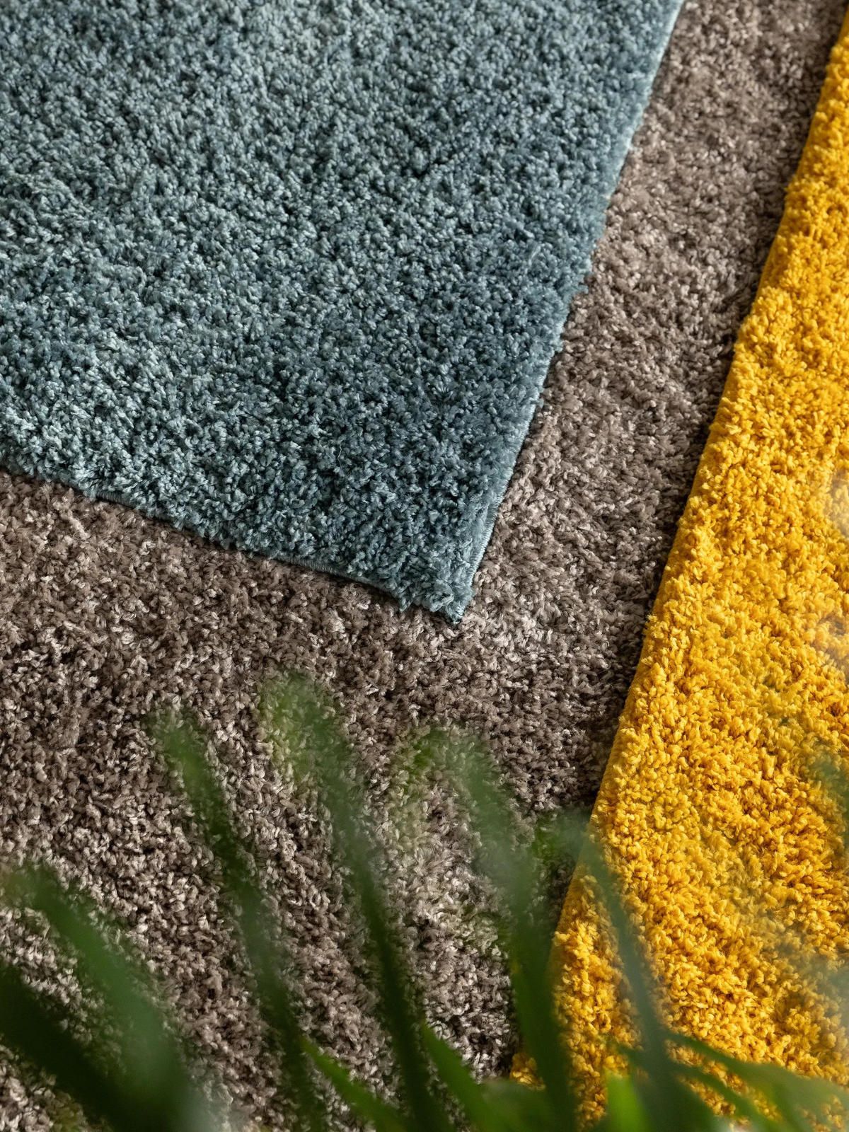 PRALNA kosmata preproga Soho Taupe ø 160 cm - sivorjava, umetna masa (160/160cm) - benuta