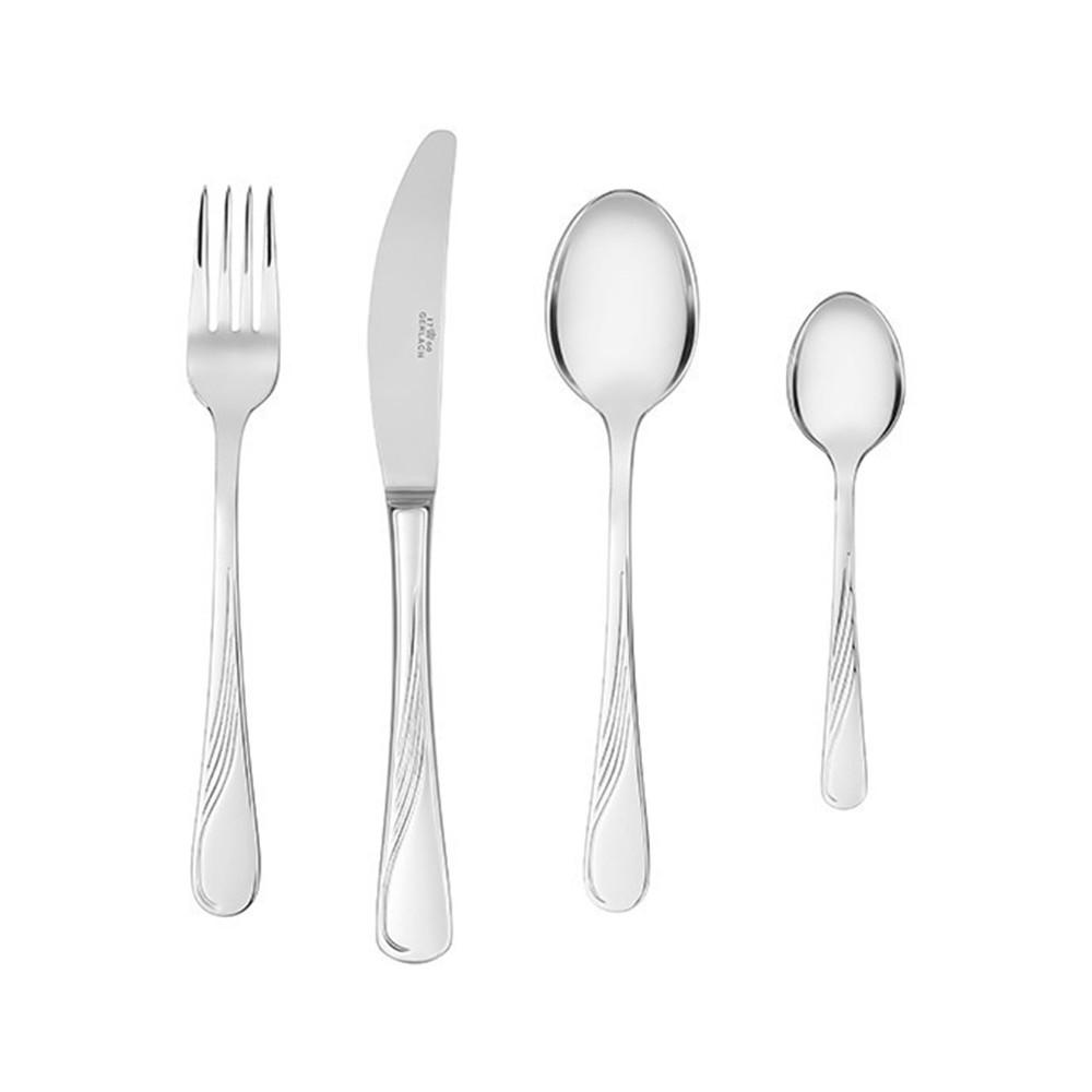 BESTECKSET Celestia Silber 30/5/27 cm Metall - Silberfarben, Metall - Mondex