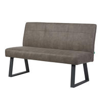 SITZBANK JOYCE - Taupe, Metall (140/91/66cm) - DUBI Möbel