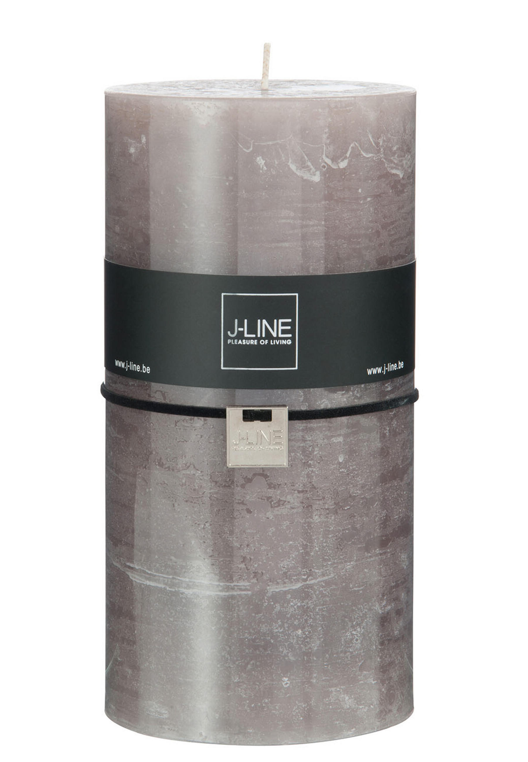 DUFTKERZE ZART - Braun - XXL - 150 Std. - 6er set - Greige, Paraffin (10/20cm) - J-Line