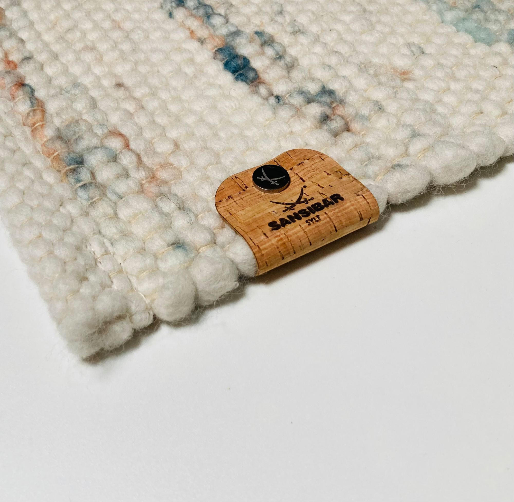WEBTEPPICH Hörnum 170x240 cm - Pastellblau, Textil (170/240cm) - Sansibar SYLT
