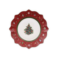 FRÜHSTÜCKSTELLER Toy's Delight rot ø 24,5 cm - Rot, Keramik (24.5cm) - Villeroy & Boch