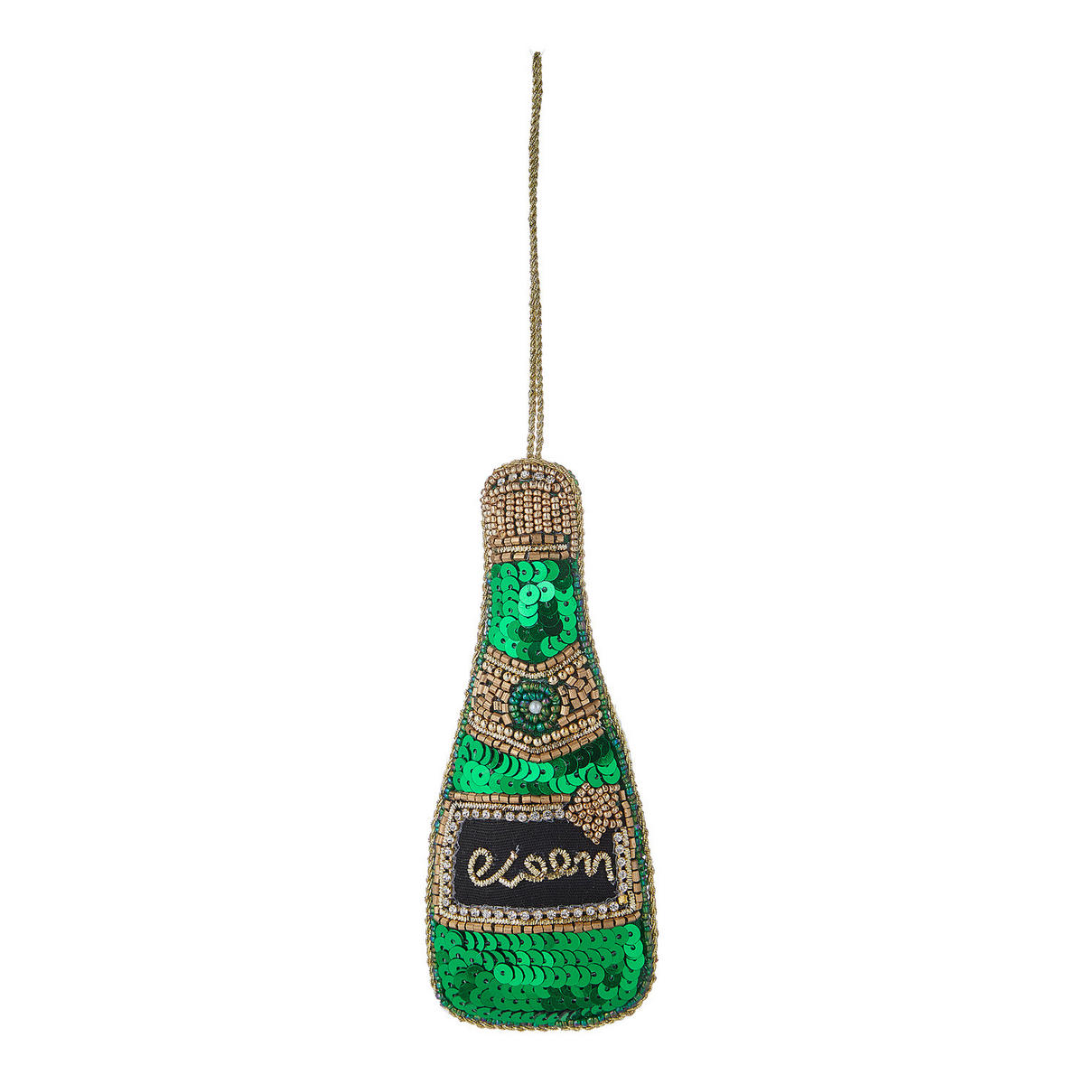 BAUMANHÄNGER Hang On Ornamanet Cheers - Grün, Glas/Kunststoff (5/14/1cm) - Butlers