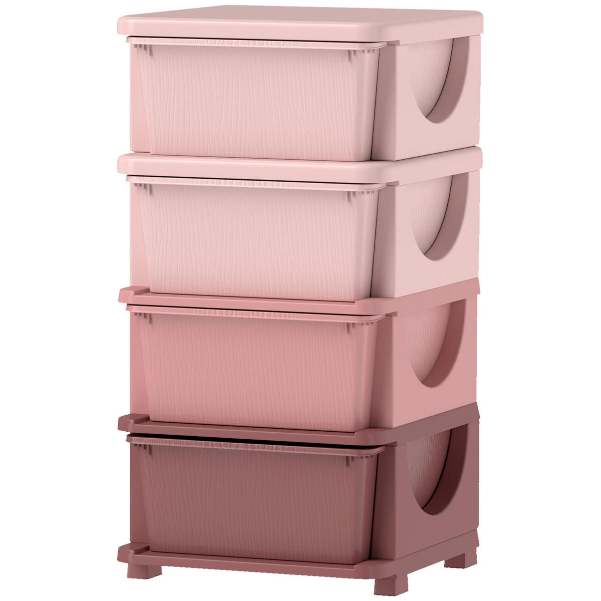 SPIELZEUGKISTE DE-09540 Rosa - Pink, Kunststoff (37/37cm) - ComfortXL