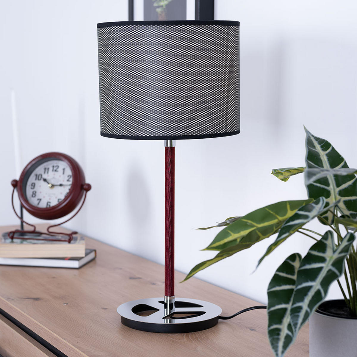 LED TISCHLEUCHTE Stratos Silber Chrom - Silberfarben, Metall (23/23/50cm)