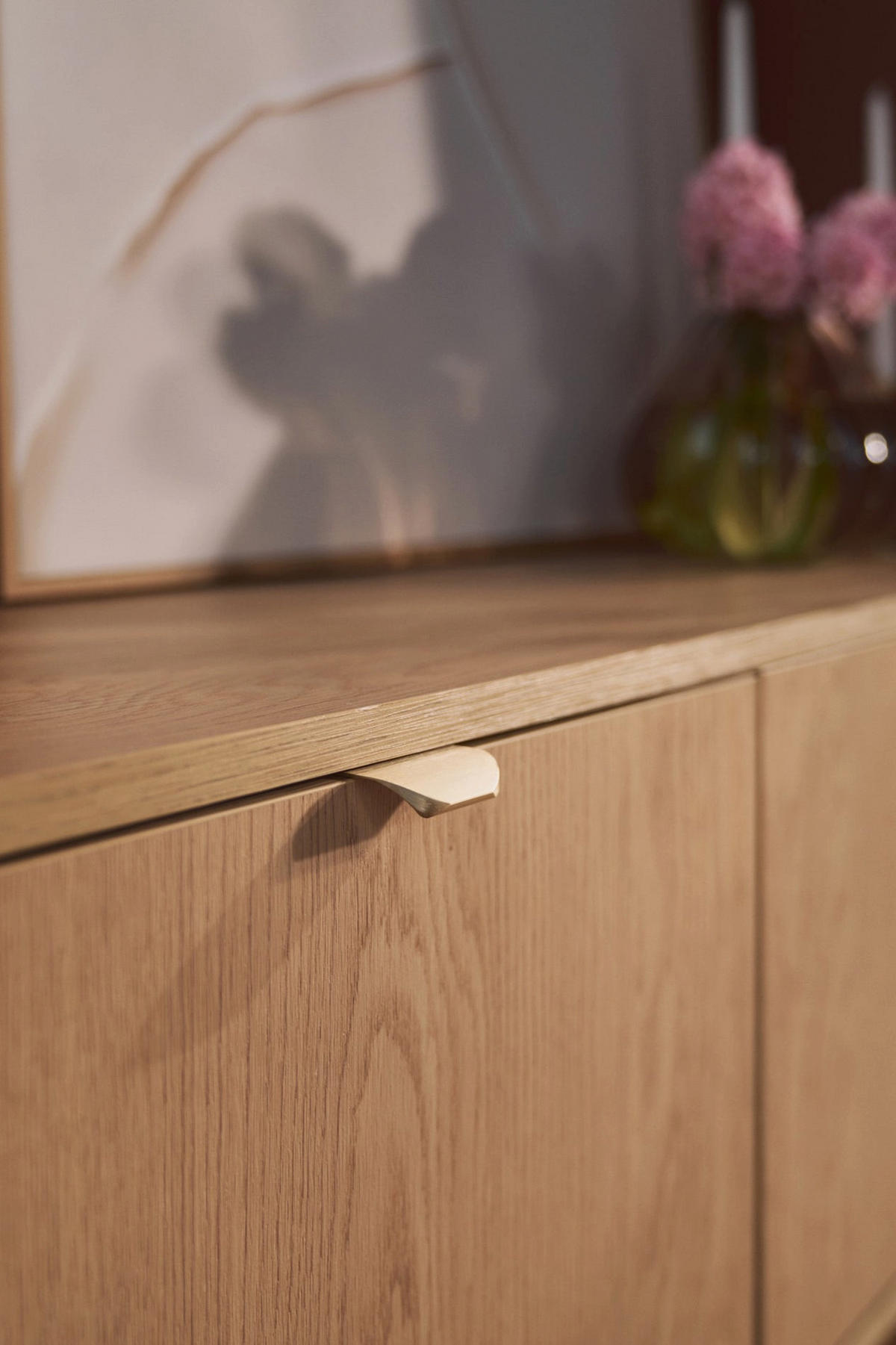 SIDEBOARD Coru dub cremona torro 140cm - zlatá/barva dubu, kov/kompozitní dřevo (140/90.9/39.1cm) - Selsey