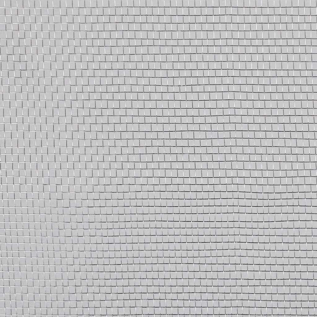 FLIEGENGITTER, 100/500 cm, aus Aluminium, Silbern - Silberfarben, Metall (100/100cm) - vidaXL