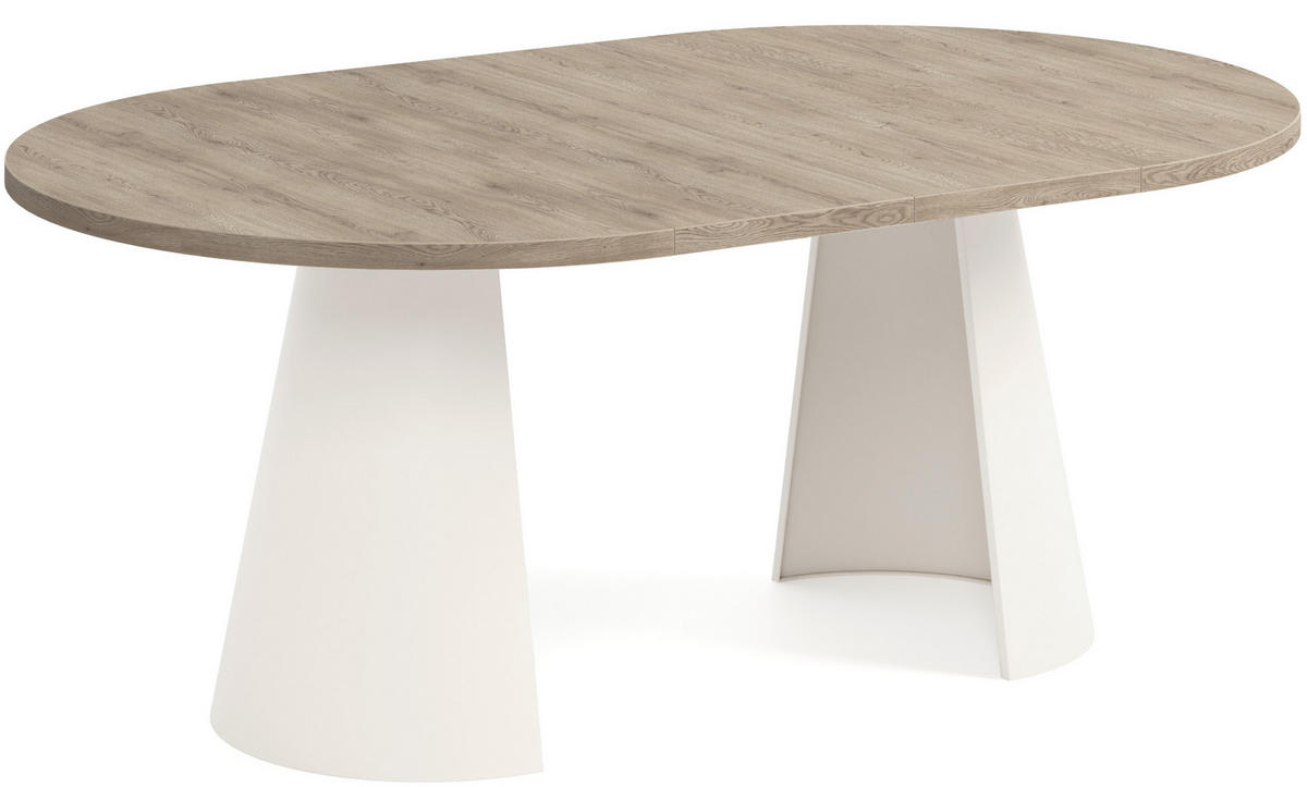 TISCH Kaschmir ALMA Ausziehbar 120/196 cm - Kaschmir/Eichefarben, Holzwerkstoff (2/120/76cm) - Sepro Meble