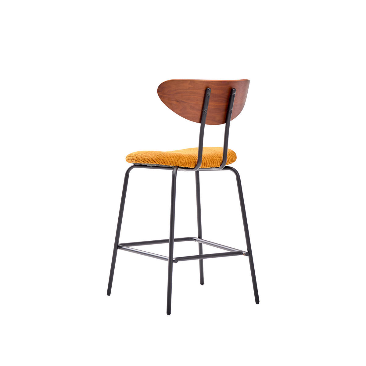 BARHOCKER 2er-Set Stoff Gelb - Gelb, Textil (50/94/59cm) - Nordlys