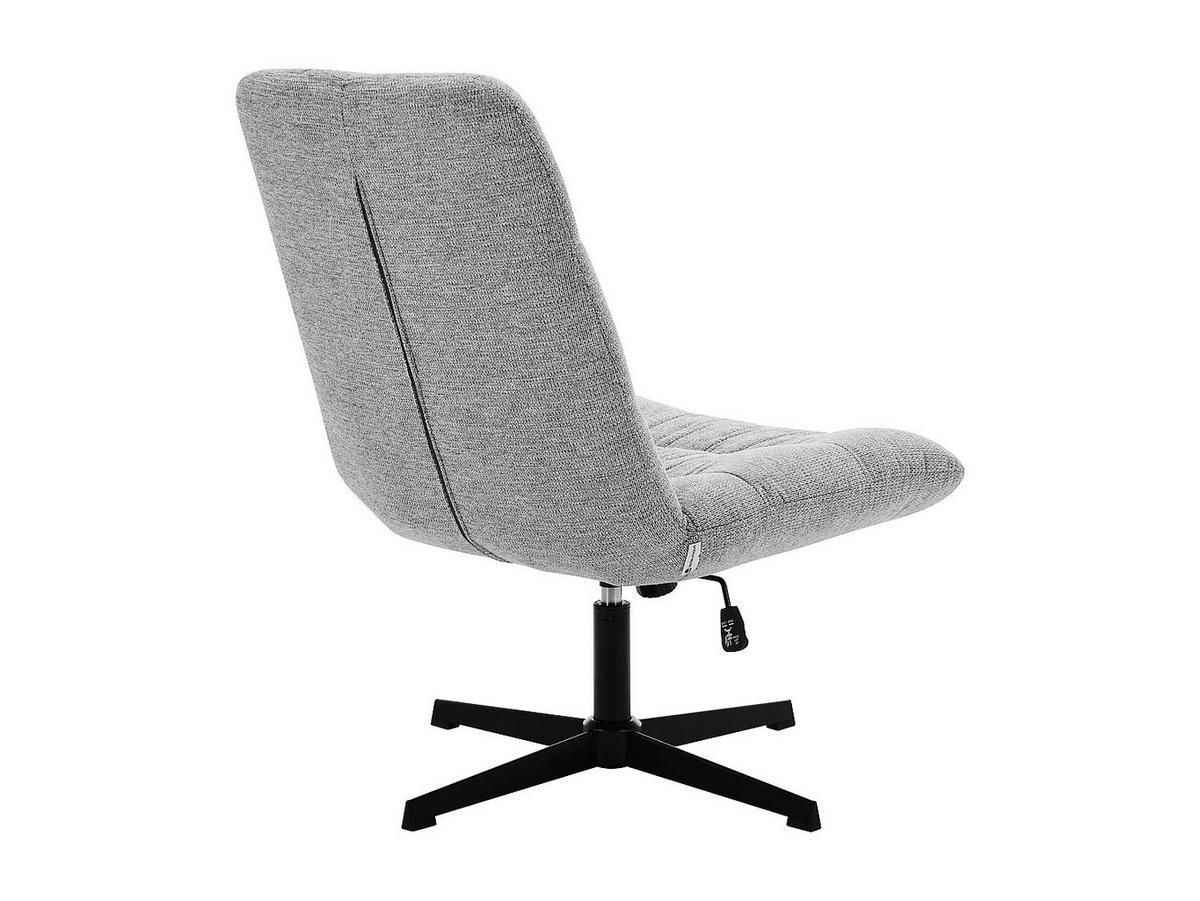 DREHSESSEL - melierter Stoff - Grau - SELENDO - Grau, Textil (68/104/77cm) - Vente-Unique