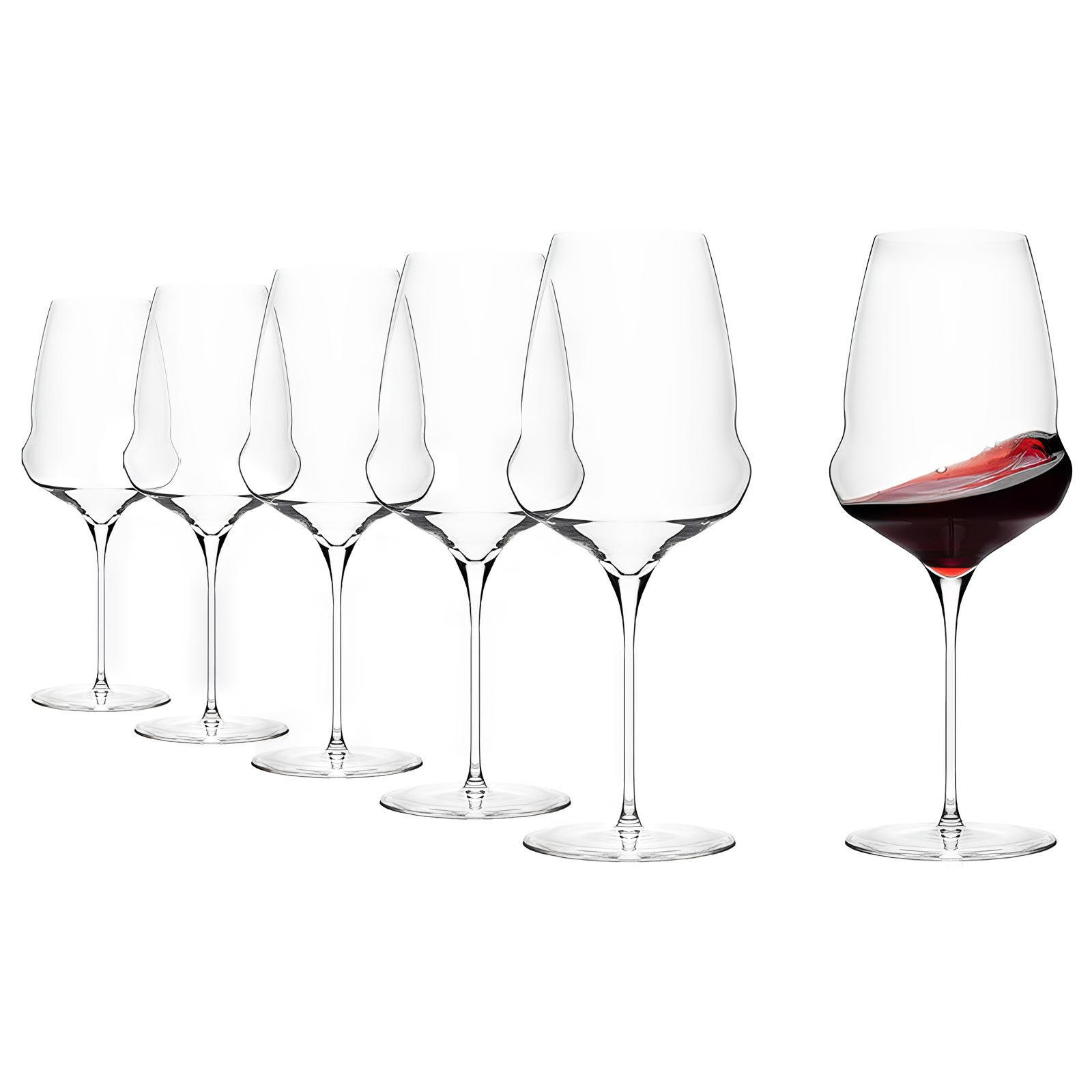 BORDEAUXGLÄSER Cocoon transparent 746 ml 6er Set - Transparent, Glas (0.746L) - Stölzle Lausitz