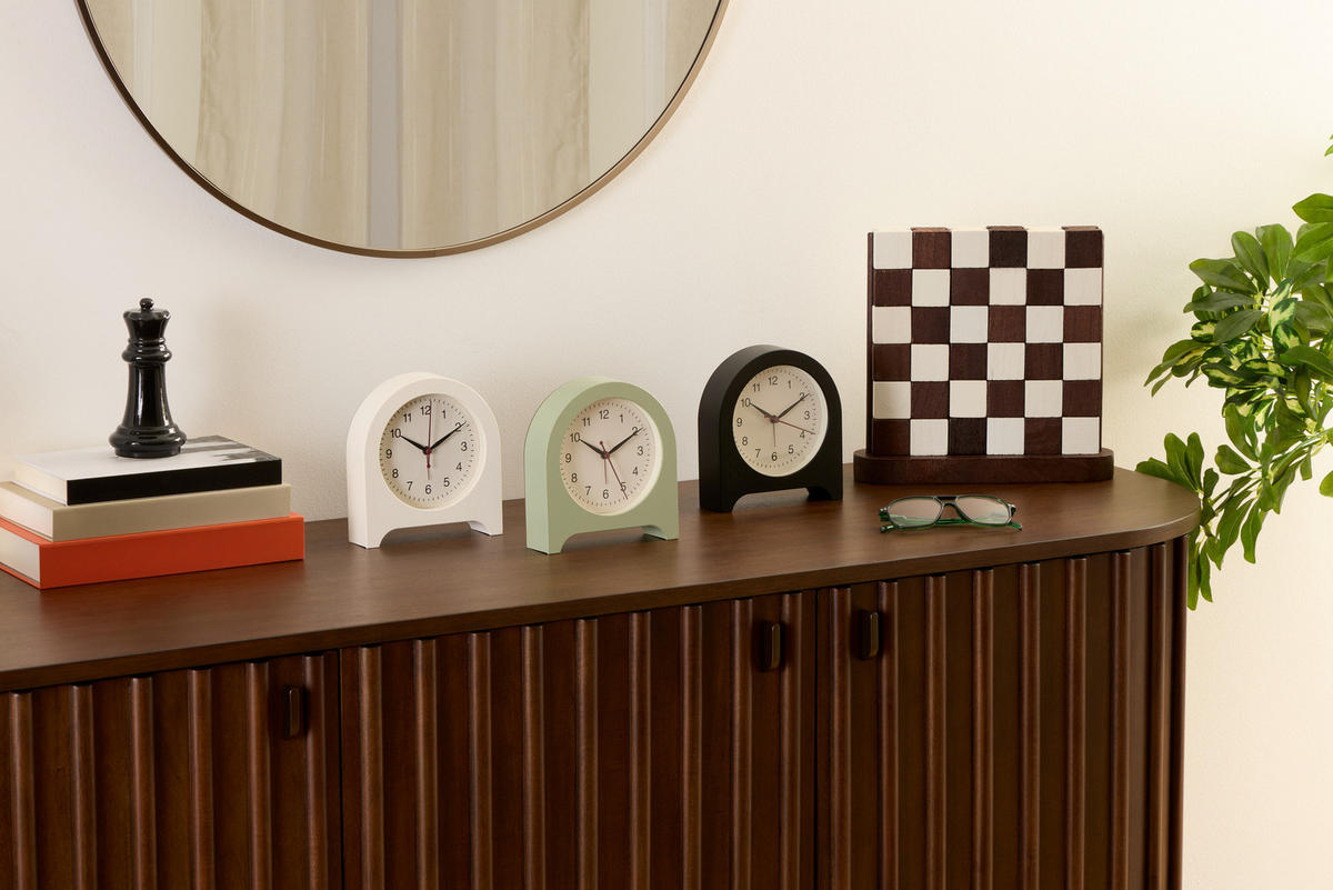 WECKER Cedo 14,9/4,2/16,1 cm - Weiß, Kunststoff (4.2/16.1/14.9cm) - Atmosphera Createur d´interieur