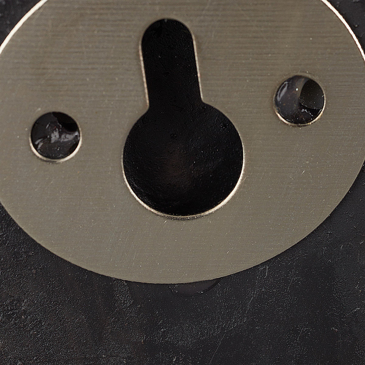 FEENTÜR - Dunkelbraun, Kunststoff (1.5/12/15.5cm) - Relaxdays