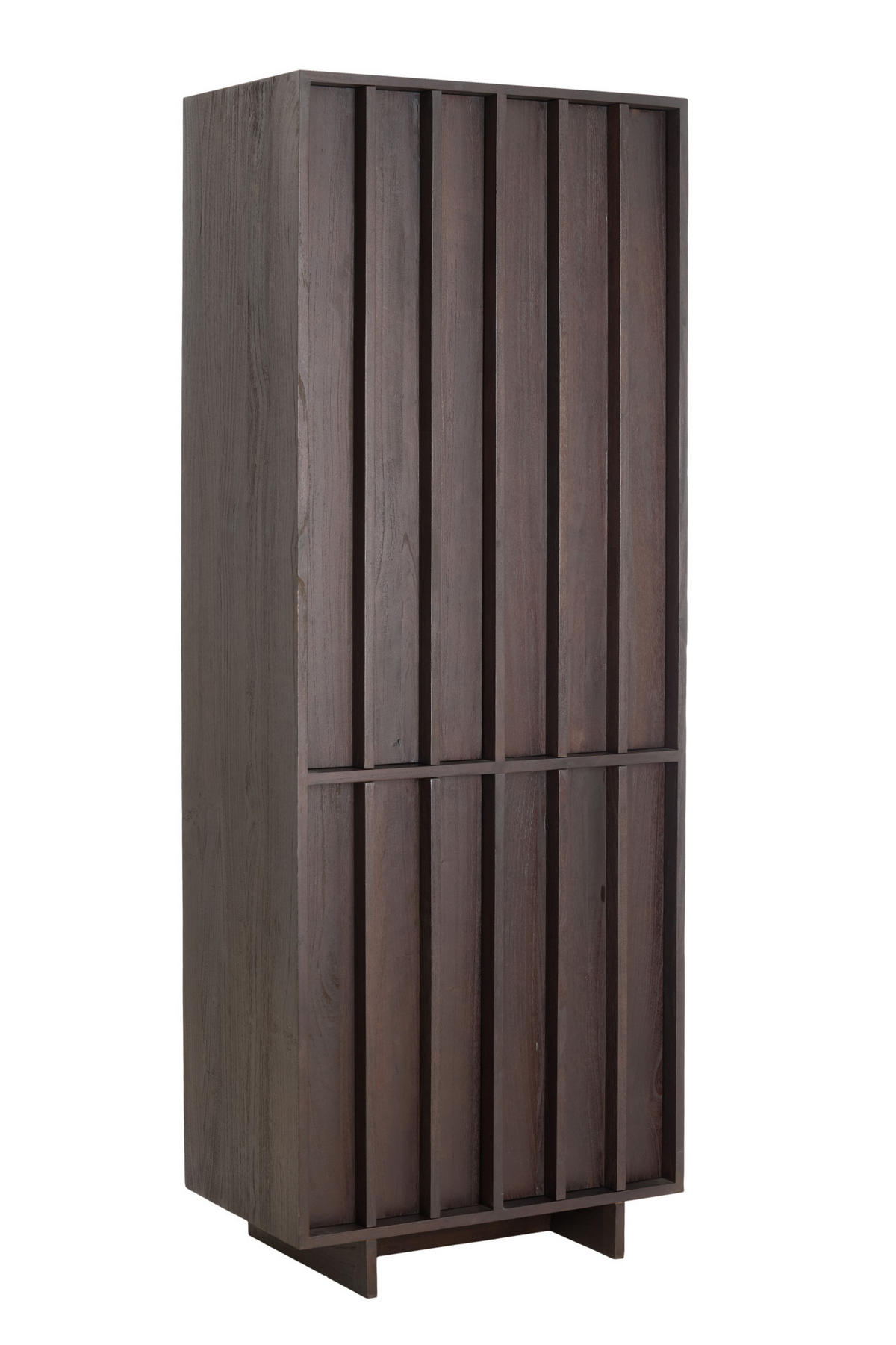 SCHRANK Lavinio Braun 75/45/200 cm - Braun, Holz (45/200/75cm) - Light & Living