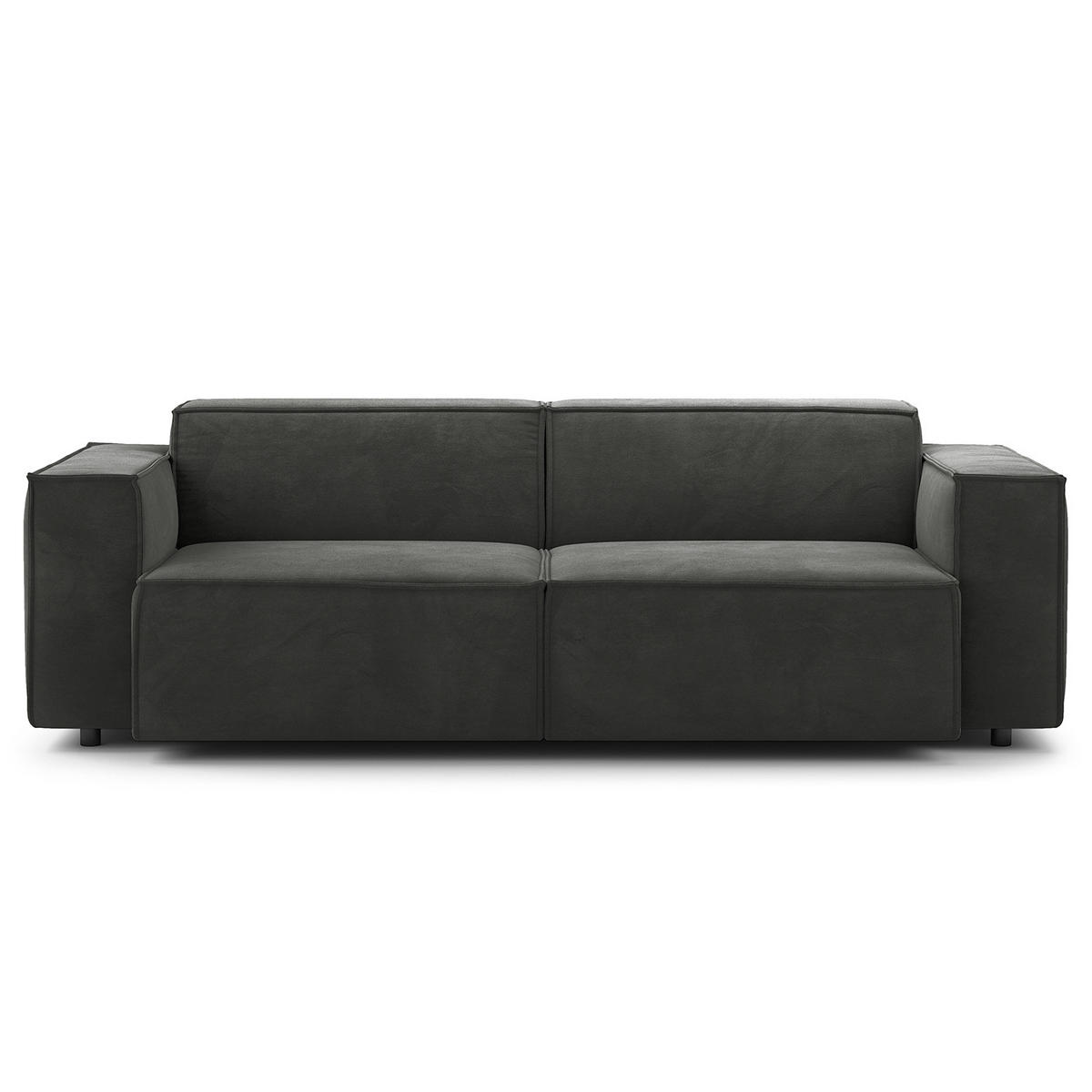 2,5-SITZER SOFA - Grau, Textil (223/70/96cm) - home24