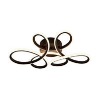 LED DECKENLEUCHTE Cyvith 36/25/8.5 cm - Schwarz, Kunststoff/Metall (36/25/8.5cm) - ZMH