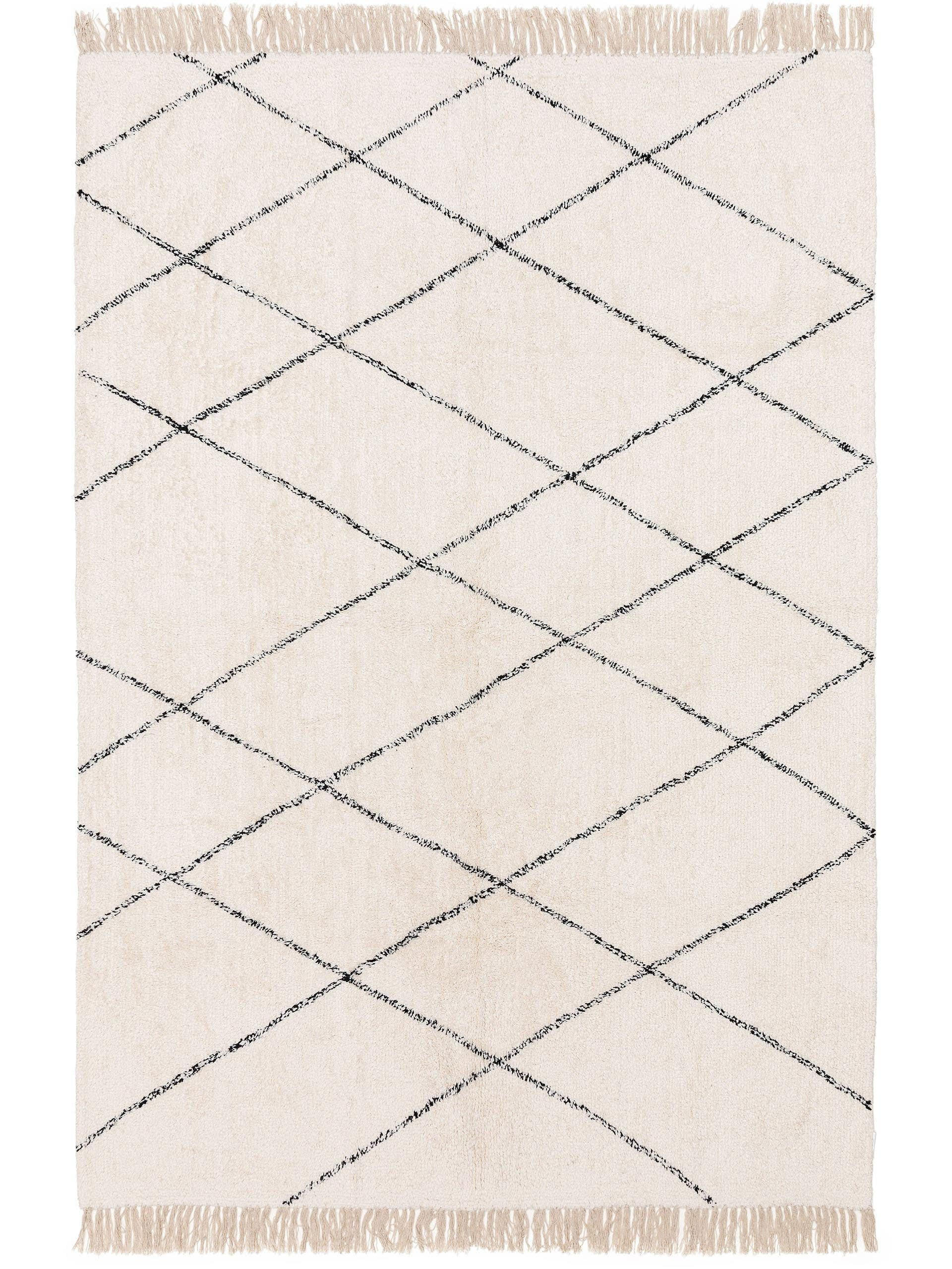BAUMWOLLTEPPICH waschbar Naomi Cream 200x300 cm - Creme, Textil (200/300cm) - benuta Nest