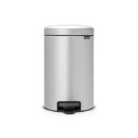 MÜLLEIMER klassisch Mit Soft Verschluss 12 Liter 41,1 x 25,1 x 33,8 cm Metall Metallik Grau - Grau, Metall (25.1/41.1/33.8cm) - PROREGAL
