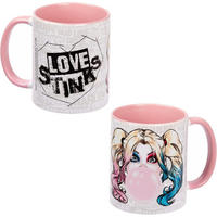 KAFFEEBECHER DC Comics Harley Quinn Love Stinks Rosa 320 ml - Rosa, Keramik (0.32L) - DC Comics