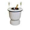 BEISTELLTISCH MIT EDELSTAHL-KÜHLER Paris Champagner 43 cm - Champagner, Kunststoff (41/41/43cm) - COOTAB Cooler Table