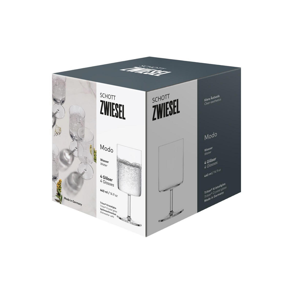 WASSERGLÄSER Modo transparent 179 ml 4er Set - Transparent, Glas (0.179L) - Schott Zwiesel
