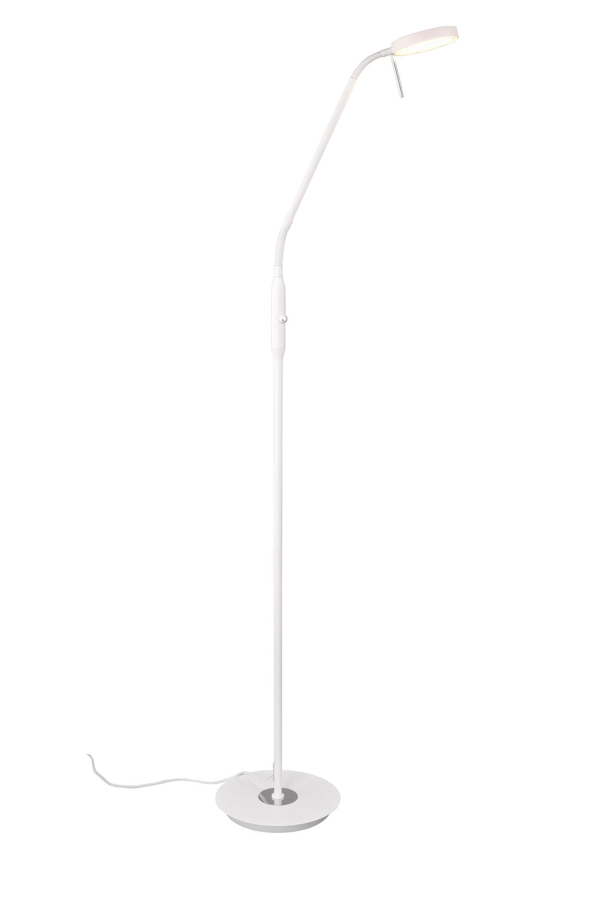 STEHLAMPE MONZA - Weiß - 0/0/145 cm - Weiß, Metall (25/25/145cm) - Trio Leuchten