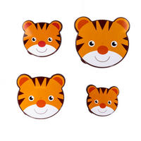 LUNCHBOX 4er-Set - Orange, Kunststoff (13/6.5/14.5cm)