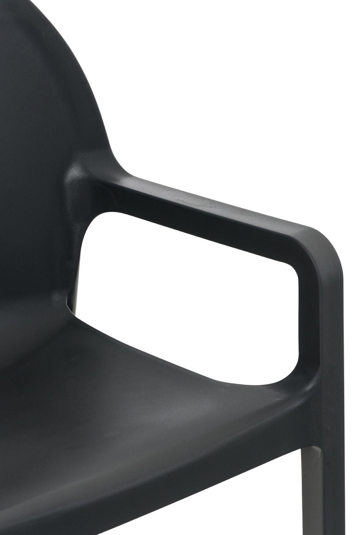 STUHL Doyle dunkelgrau - Grau, Kunststoff/Metall (57/84/53cm) - TPFGarden