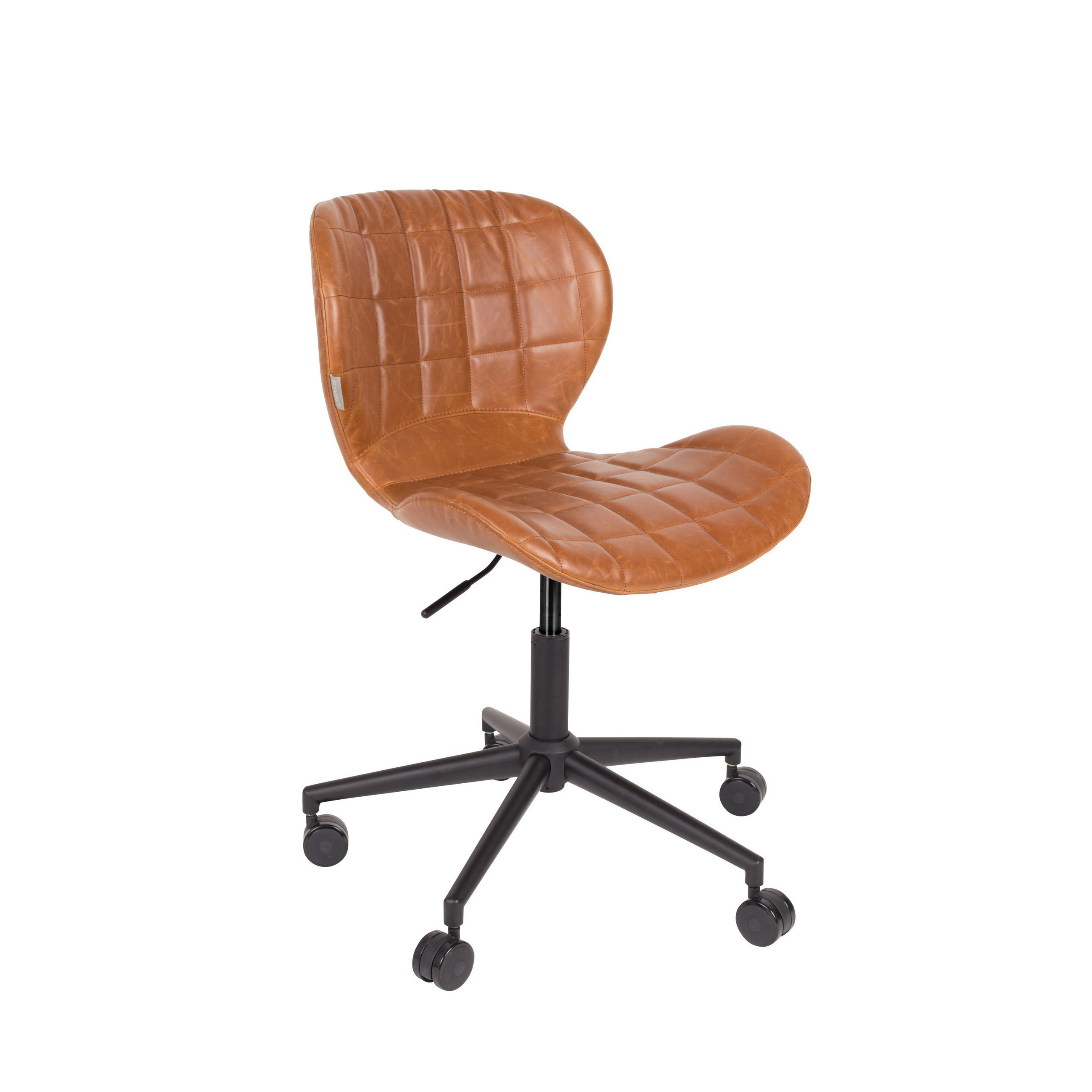 BÜROSTUHL OMG Kunstleder Braun - Braun, Kunststoff (65/76/65cm) - Zuiver