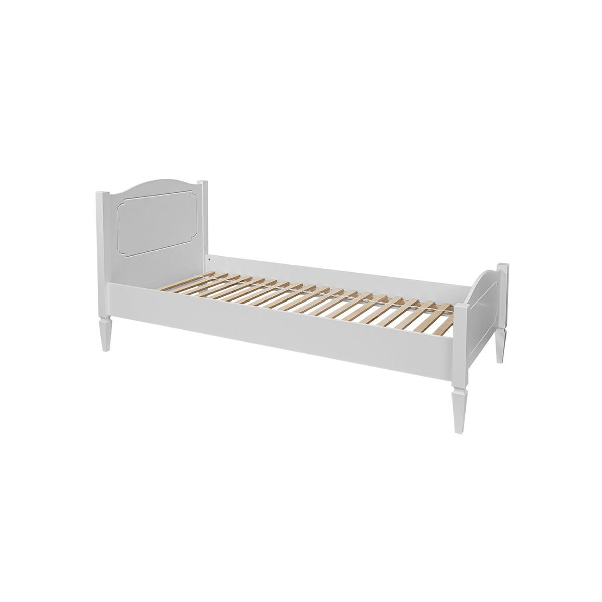 POSTEL 90/200 Royal Bílá - bílá, kompozitní dřevo (90/200cm) - Petits-meubles