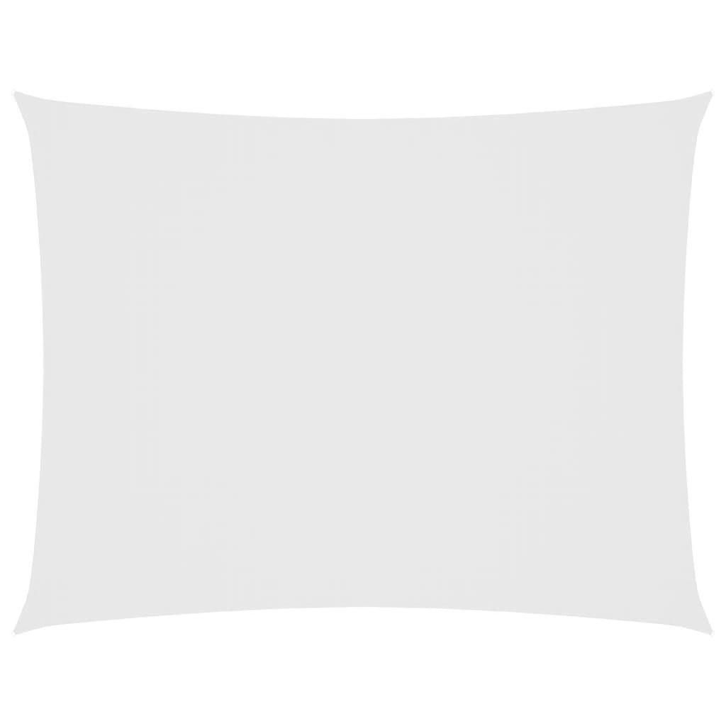 SONNENSEGEL Oxford-Gewebe Rechteckig 2,5x4 m Weiß - Weiß, Textil (400/250cm) - furnicato