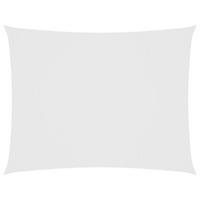 SONNENSEGEL Oxford-Gewebe Rechteckig 2,5x4 m Weiß - Weiß, Textil (400/250cm) - furnicato