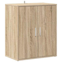 SCHUHSCHRANK Sonoma-Eiche 60/35/70 Cm Holzwerkstoff - Alteiche, Holzwerkstoff (35/70/60cm) - vidaXL