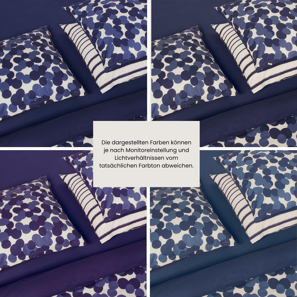 BETTWÄSCHESET Wesley - Renforcé - 2-teilig - 135x200 cm - Blau - Blau, Textil (135/200cm) - SCHIESSER