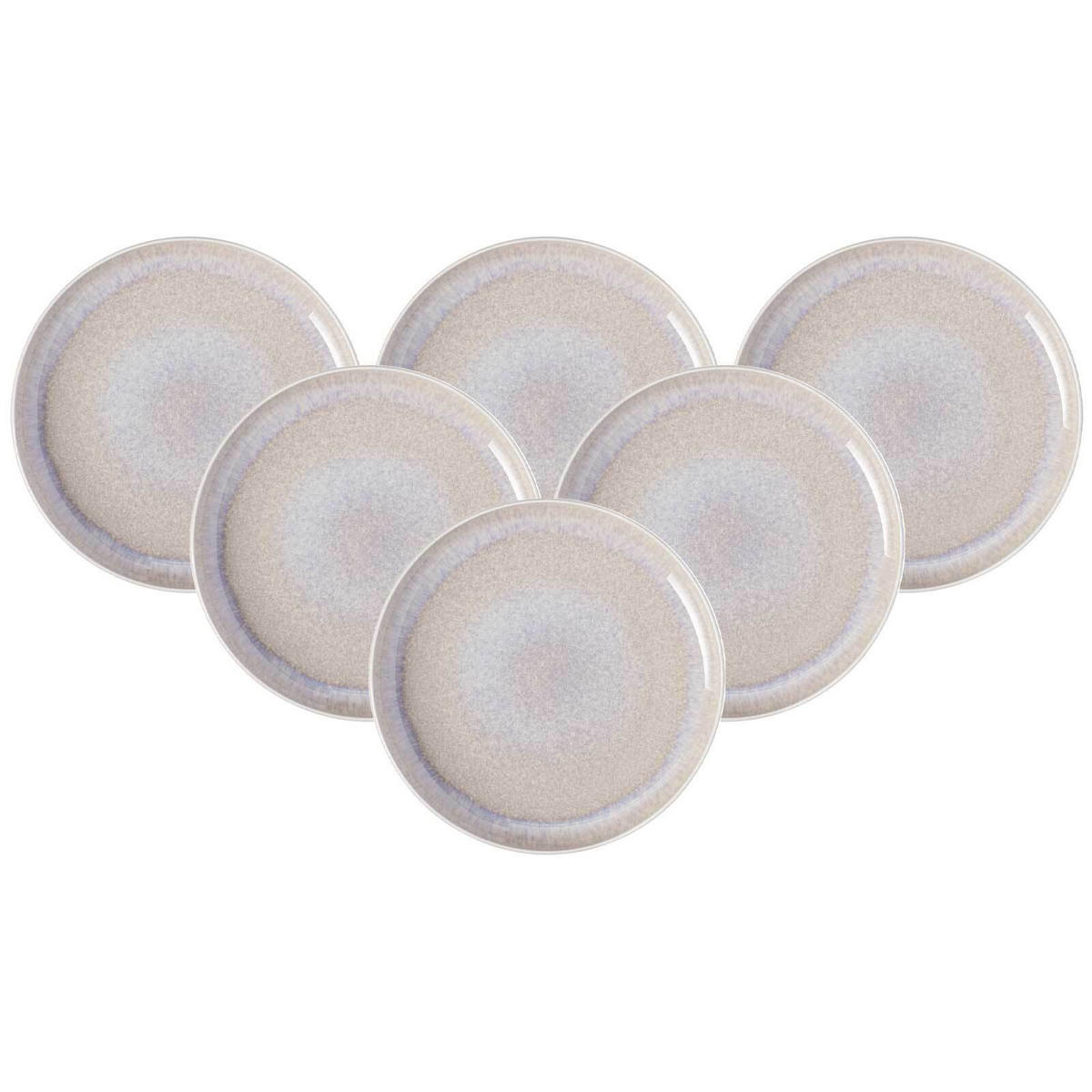 SPEISETELLER Perlemor Sand beige ø 27,1 cm 6er Set - Beige, Keramik (27.1cm) - like.Villeroy & Boch
