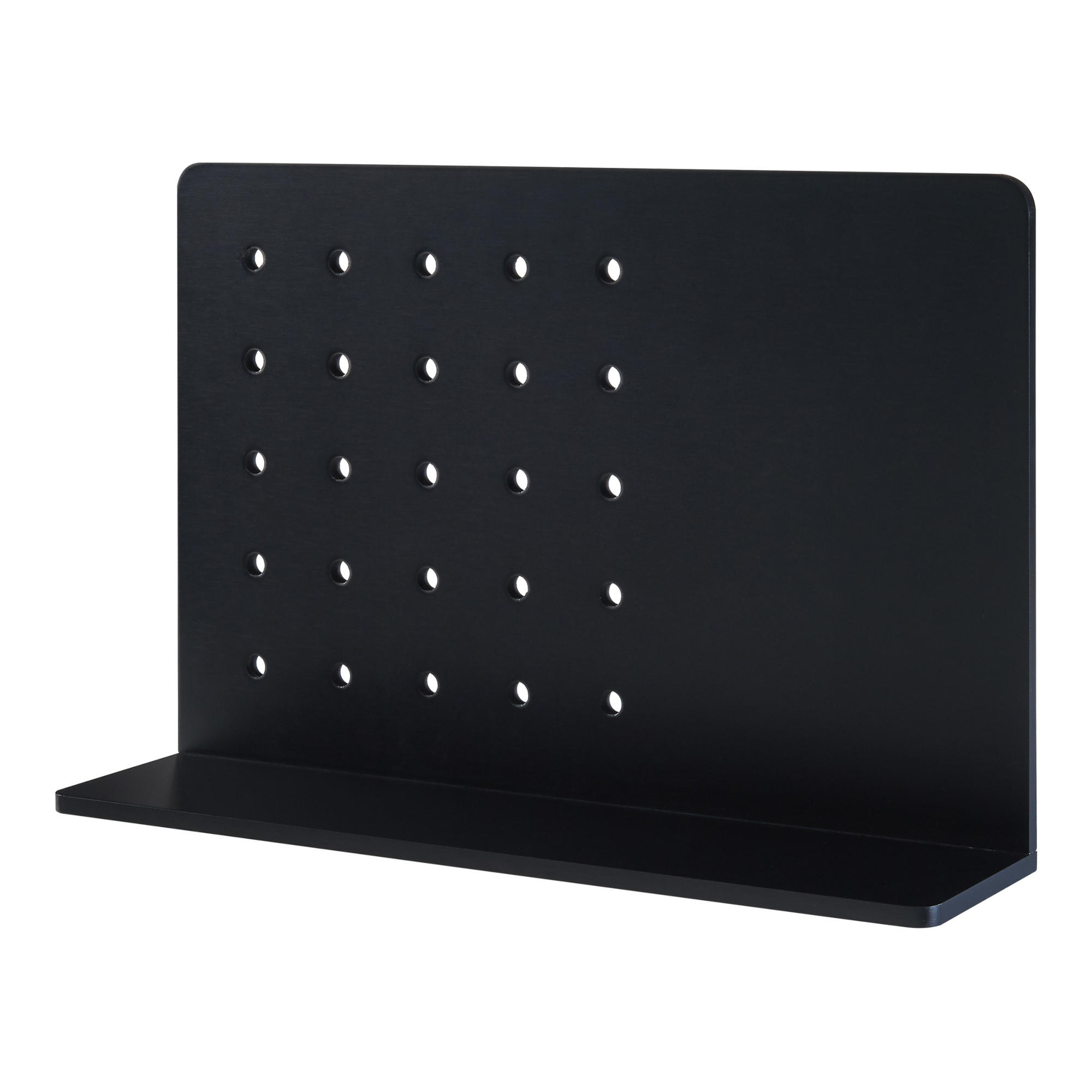 WANDREGAL Dønna - Schwarz, Holzwerkstoff (15/40/60cm) - [en.casa]