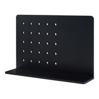 WANDREGAL Dønna - Schwarz, Holzwerkstoff (15/40/60cm) - [en.casa]