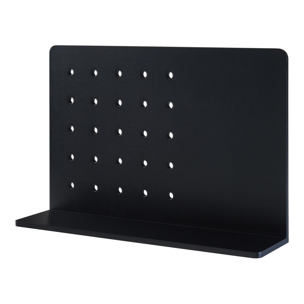 WANDREGAL Dønna - Schwarz, Holzwerkstoff (15/40/60cm) - [en.casa]