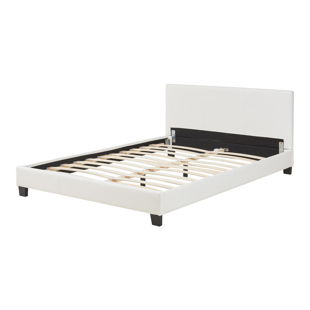 POLSTERBETT Albacete - Weiß, Kunststoff (140/200cm) - Corium