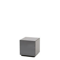BLUMENSÄULE Daxton Grau 40/40/40 cm - Grau, Glas (40/40/40cm) - Light & Living